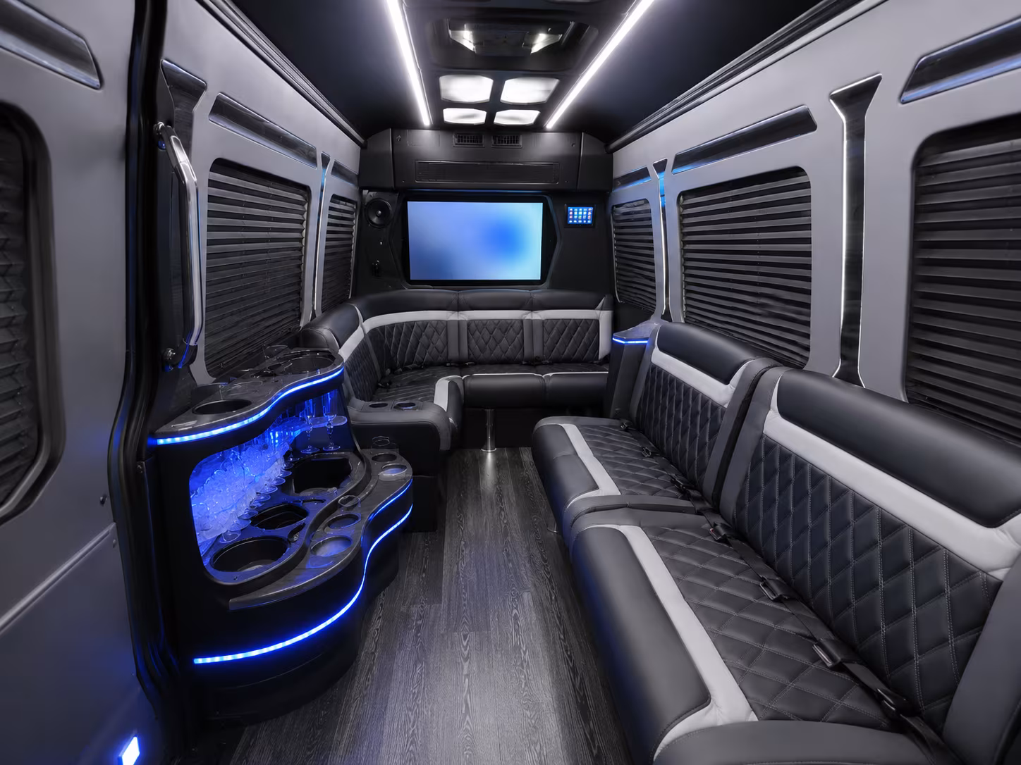 Maitland Airport Shuttle & Transportation party bus exterior