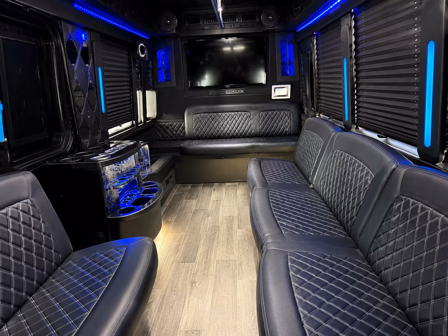 Maitland Birthday, Sweet 16, & Quinceañera Transportation party bus exterior