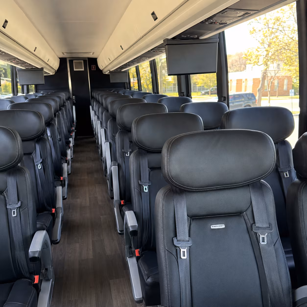 Maitland Corporate Transportation party bus exterior