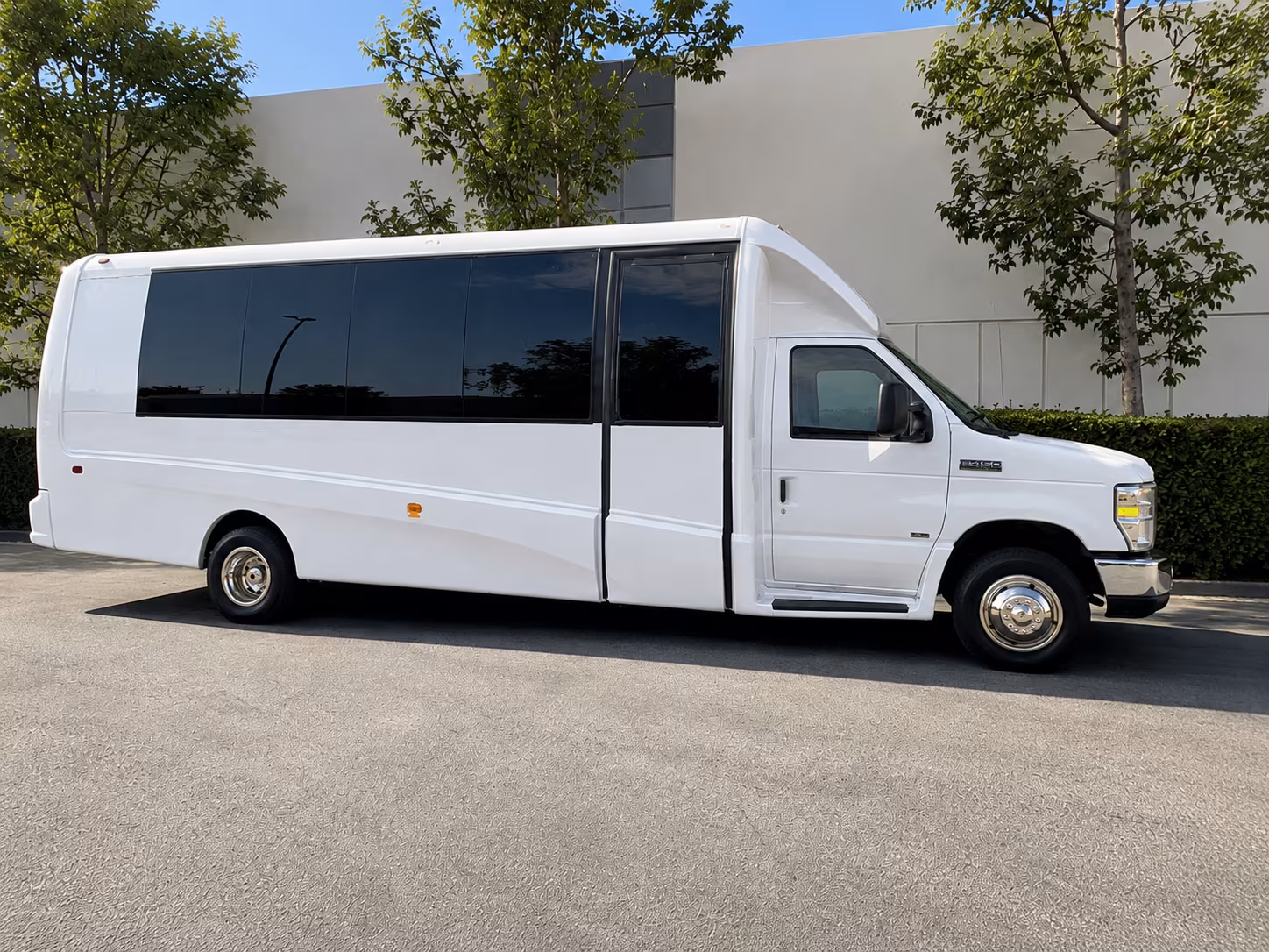 Maitland Corporate Transportation party bus exterior