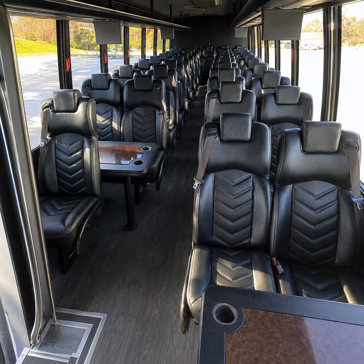 Maitland Corporate Transportation party bus exterior