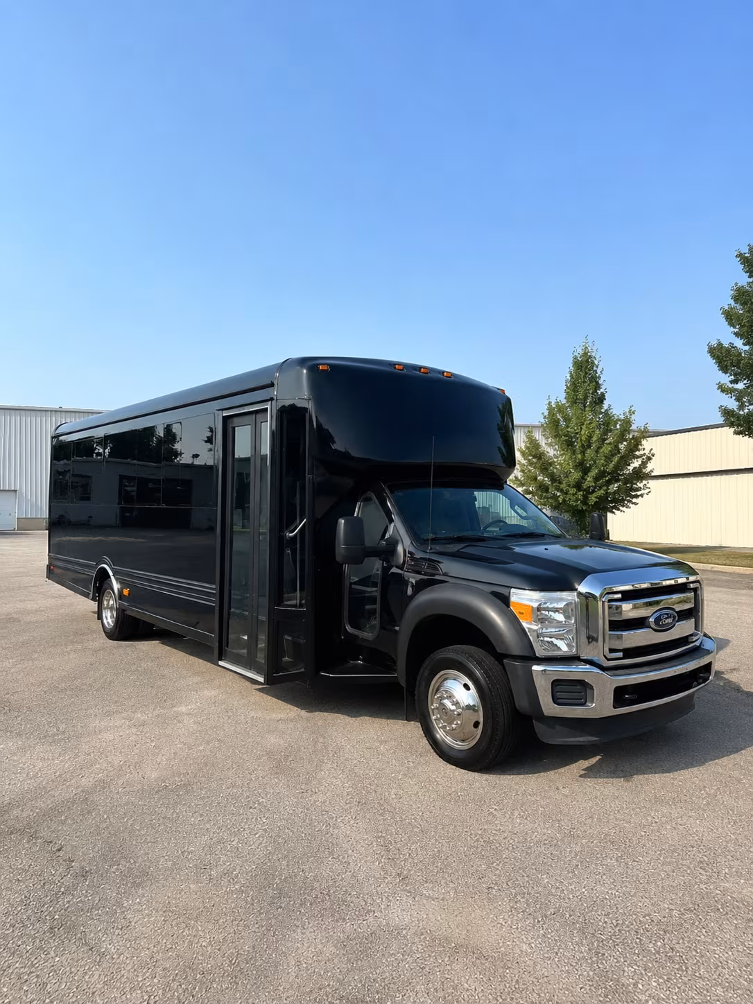 Maitland Private Event Transportation party bus exterior