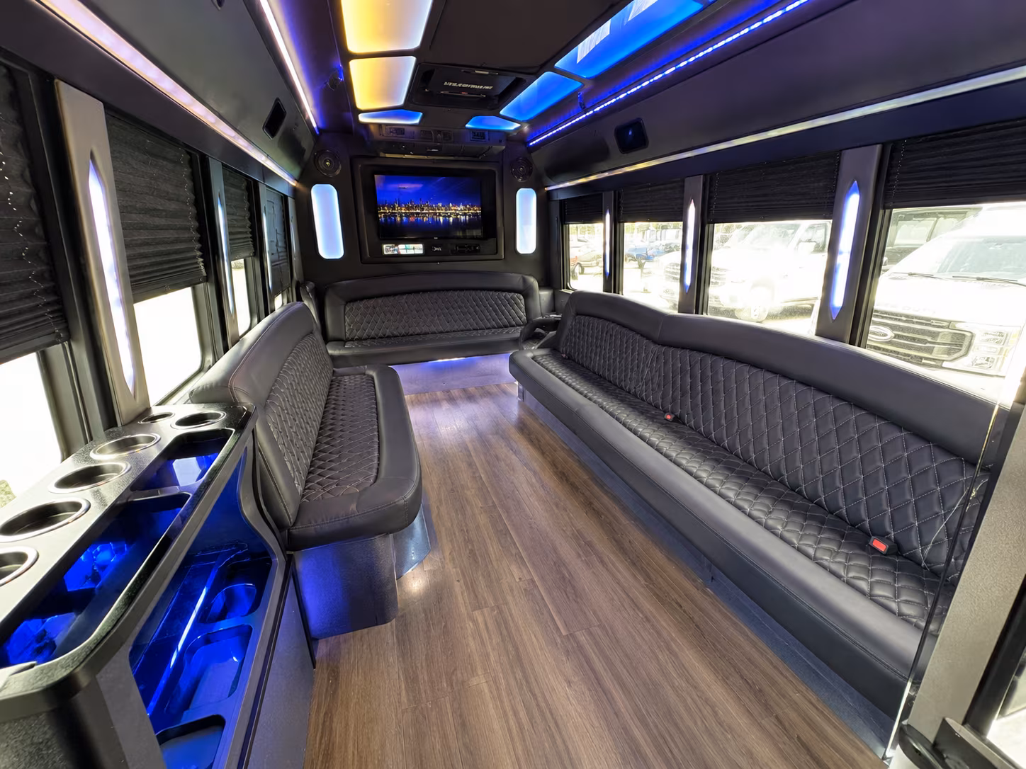 Maitland Prom & Homecoming Transportation party bus exterior