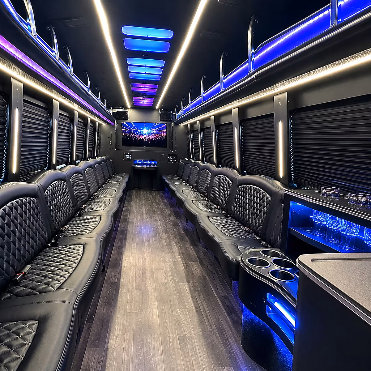 Maitland Prom & Homecoming Transportation onboard seating