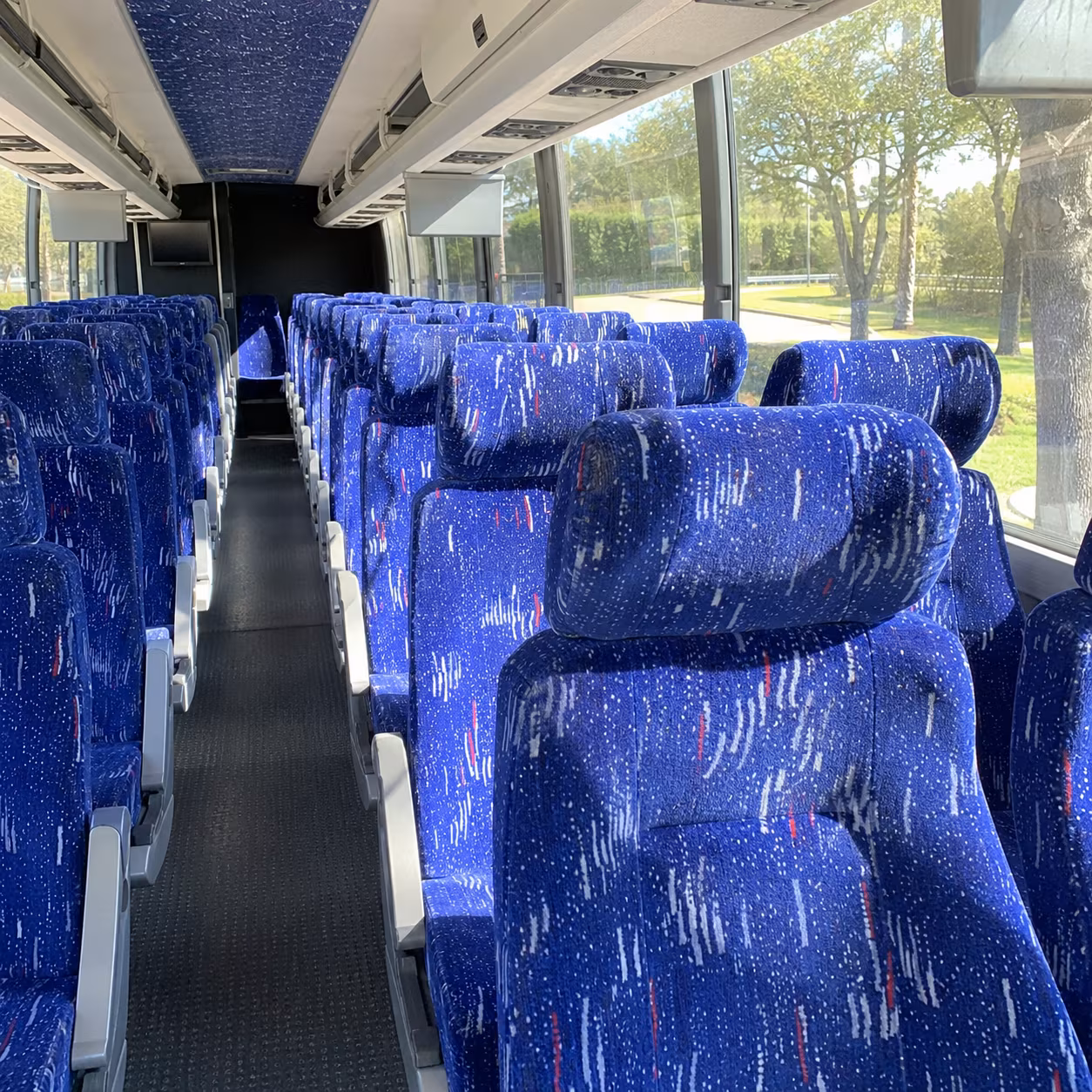 Maitland School Event Transportation party bus exterior