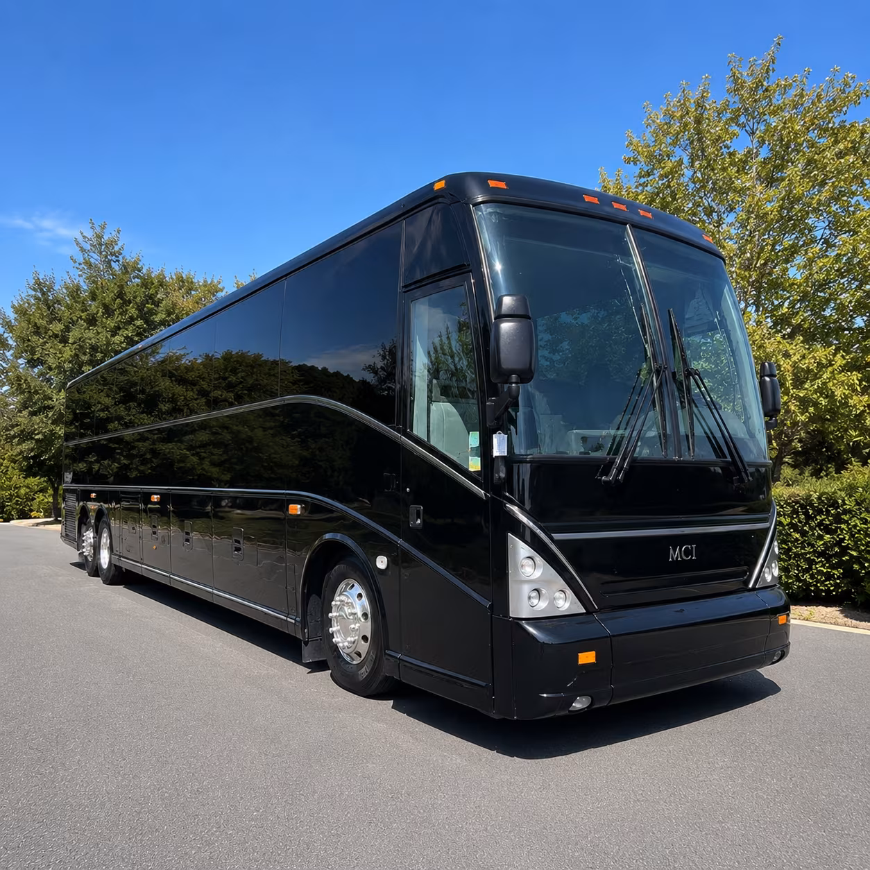 Maitland School Event Transportation party bus exterior