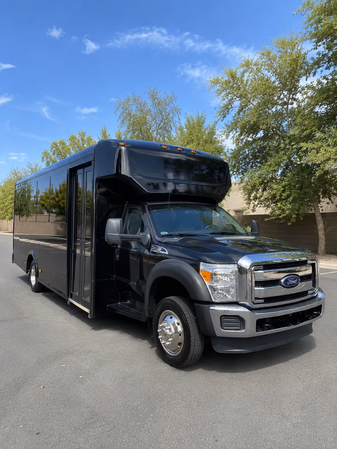 Maitland Sporting Event Transportation party bus exterior