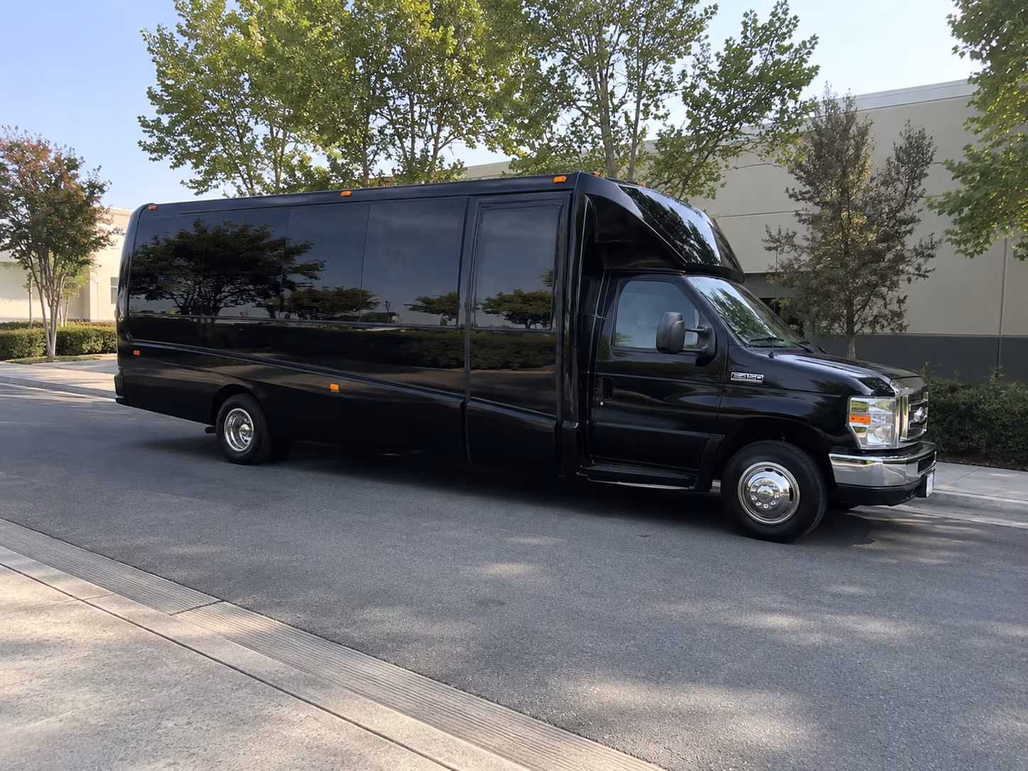 Maitland Wedding Transportation party bus exterior