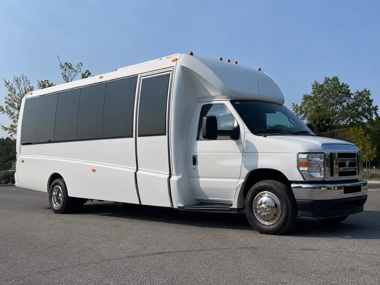 Maitland Wedding Transportation party bus exterior