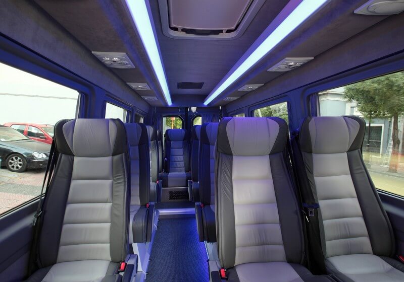 Maitland 18 Passenger Van/Minibus Interior