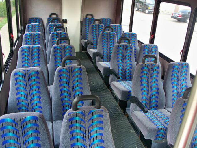 Daytona Beach 25 Passenger Mini Bus Interior