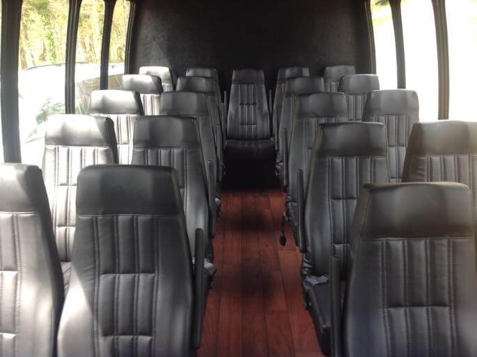 Daytona Beach 30 Passenger Shuttle Bus Interior