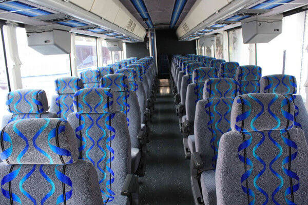 Daytona Beach 40 Passenger Coach Bus Interior