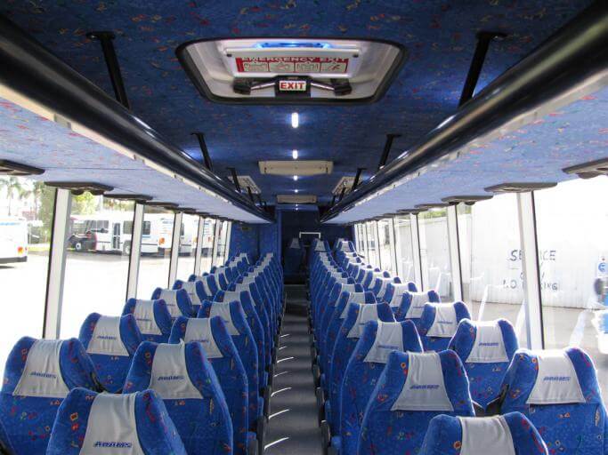 Maitland 56 Passenger Charter Bus Interior