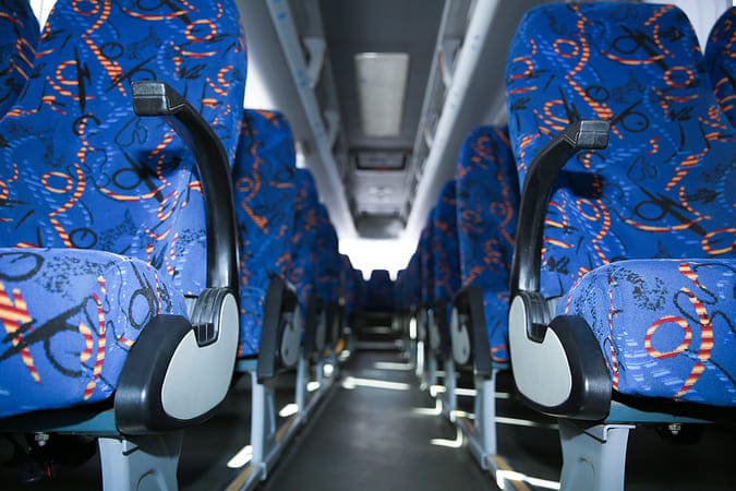 Palm Coast 47-56 Passenger Charter Buses Interior